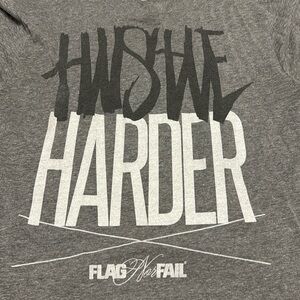 Hustle Harder Flag Nor Fail Print